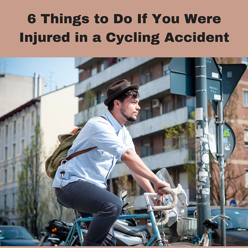 6 Things to Do If You Were Injured in a Cycling Accident