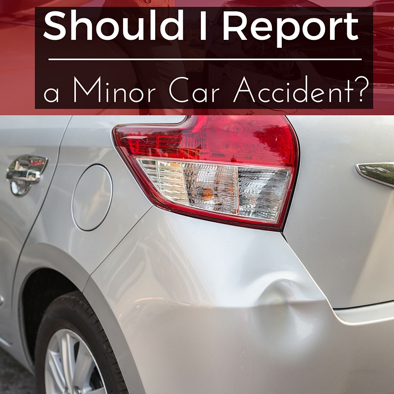 Should I Report a Minor Car Accident?