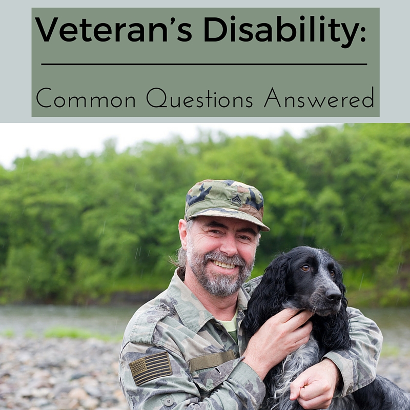 Veteran’s Disability: Common Questions Answered